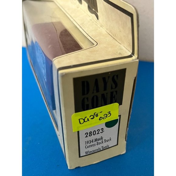 LLEDO Diecast 1934 Mack Canvas Delivery Truck Wingarnis Tonic Promo DG28 NEW - Picture 6 of 7